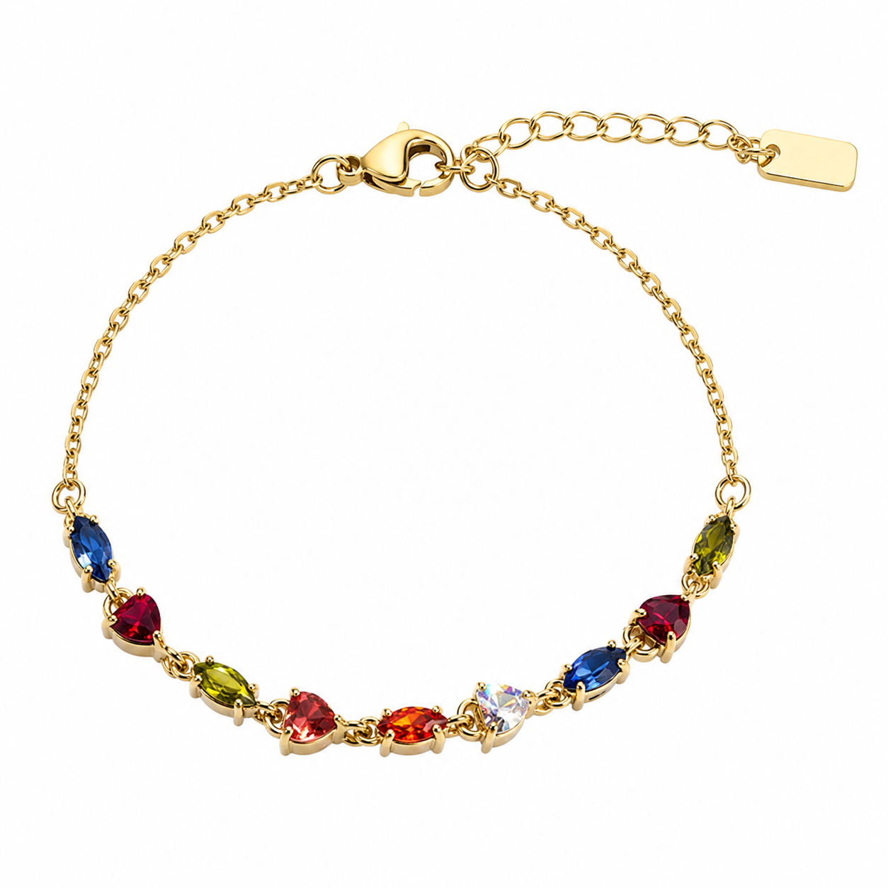 Mix stone armband