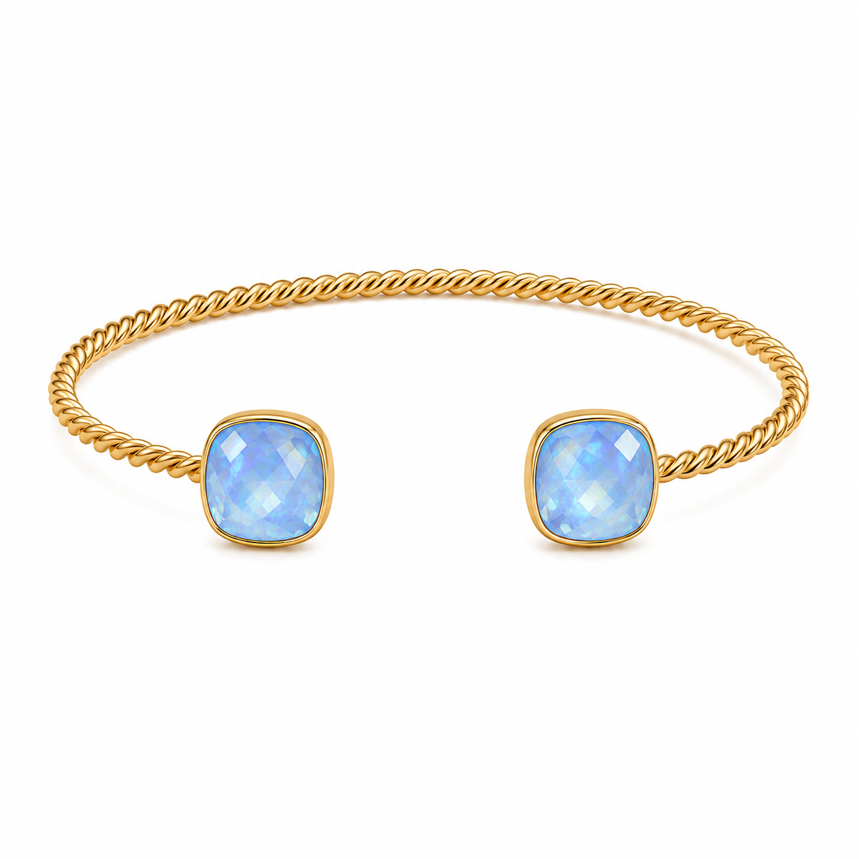 Happy stone bangle