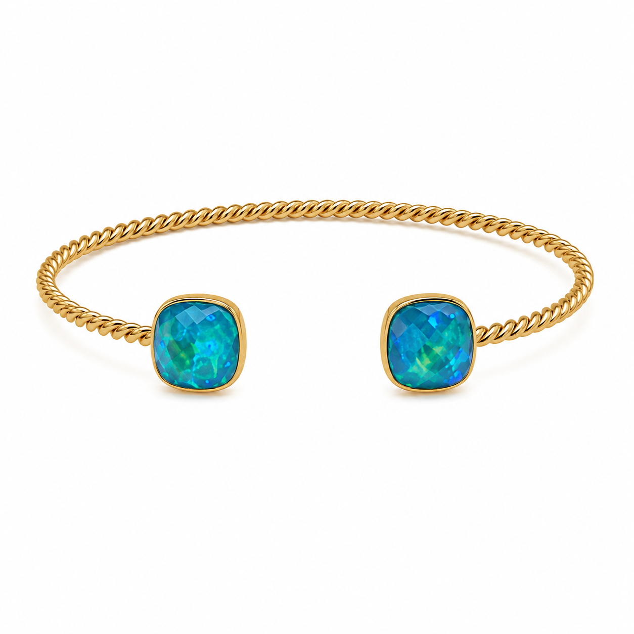 Happy stone bangle