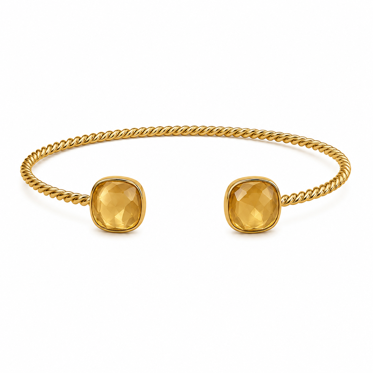 Happy stone bangle