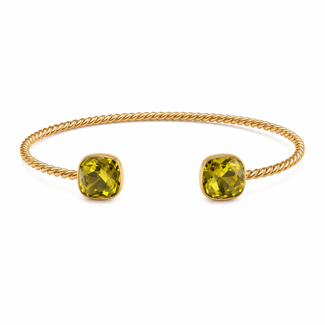 Happy stone bangle