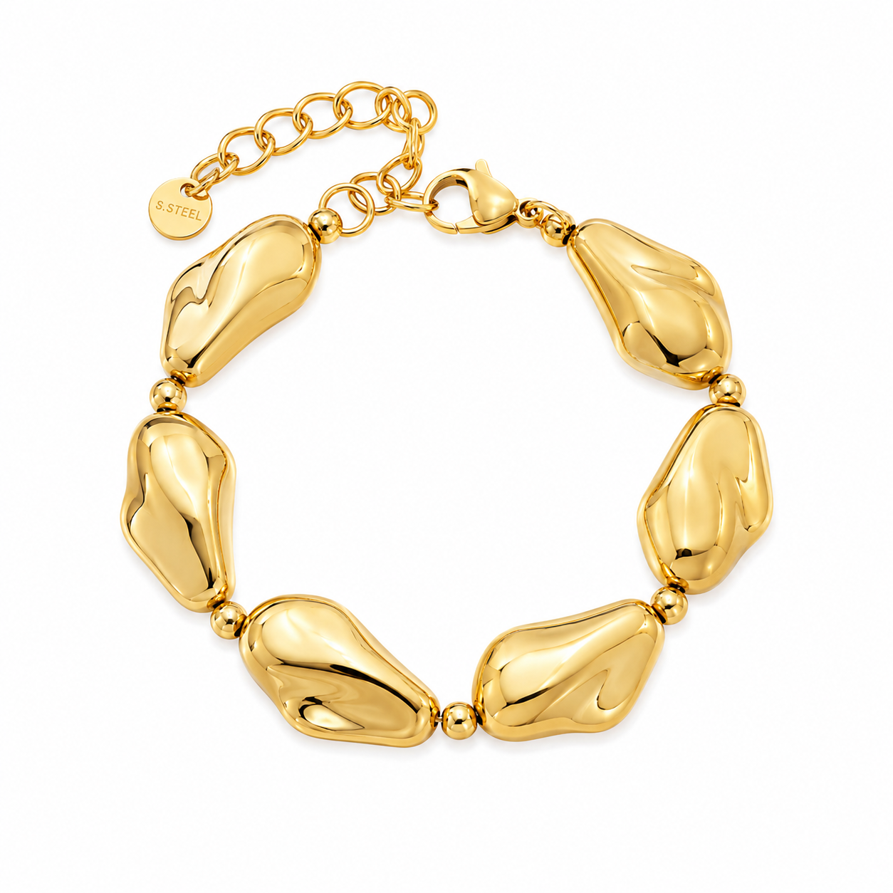 Spijker statement armband