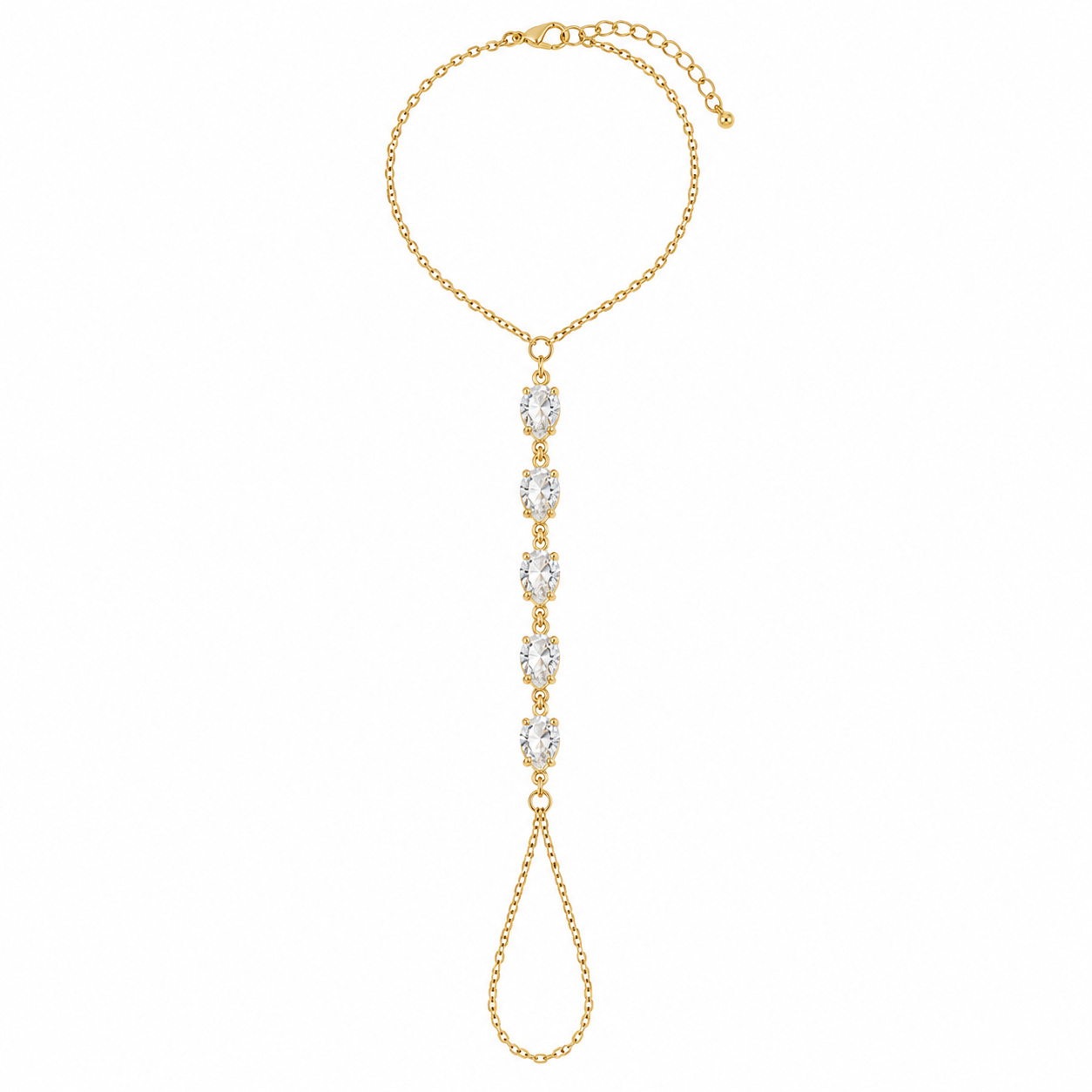 Marquise hand chain