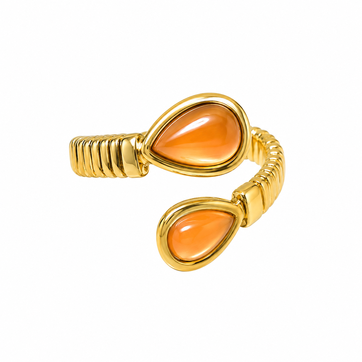 Happy snake ring