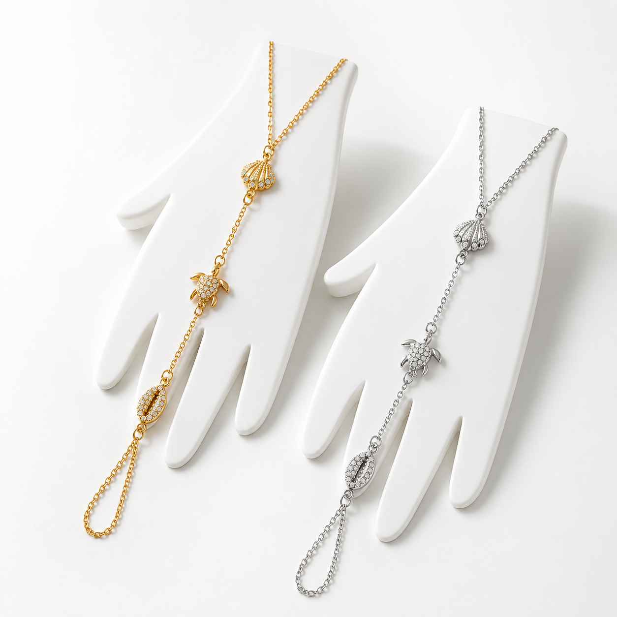 Sea life hand chain