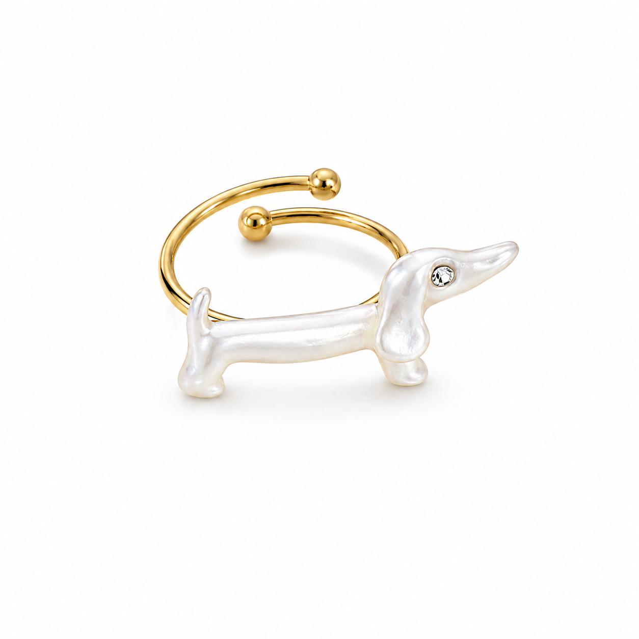 Happy teckel ring
