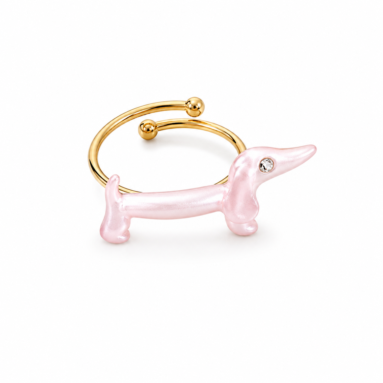 Happy teckel ring