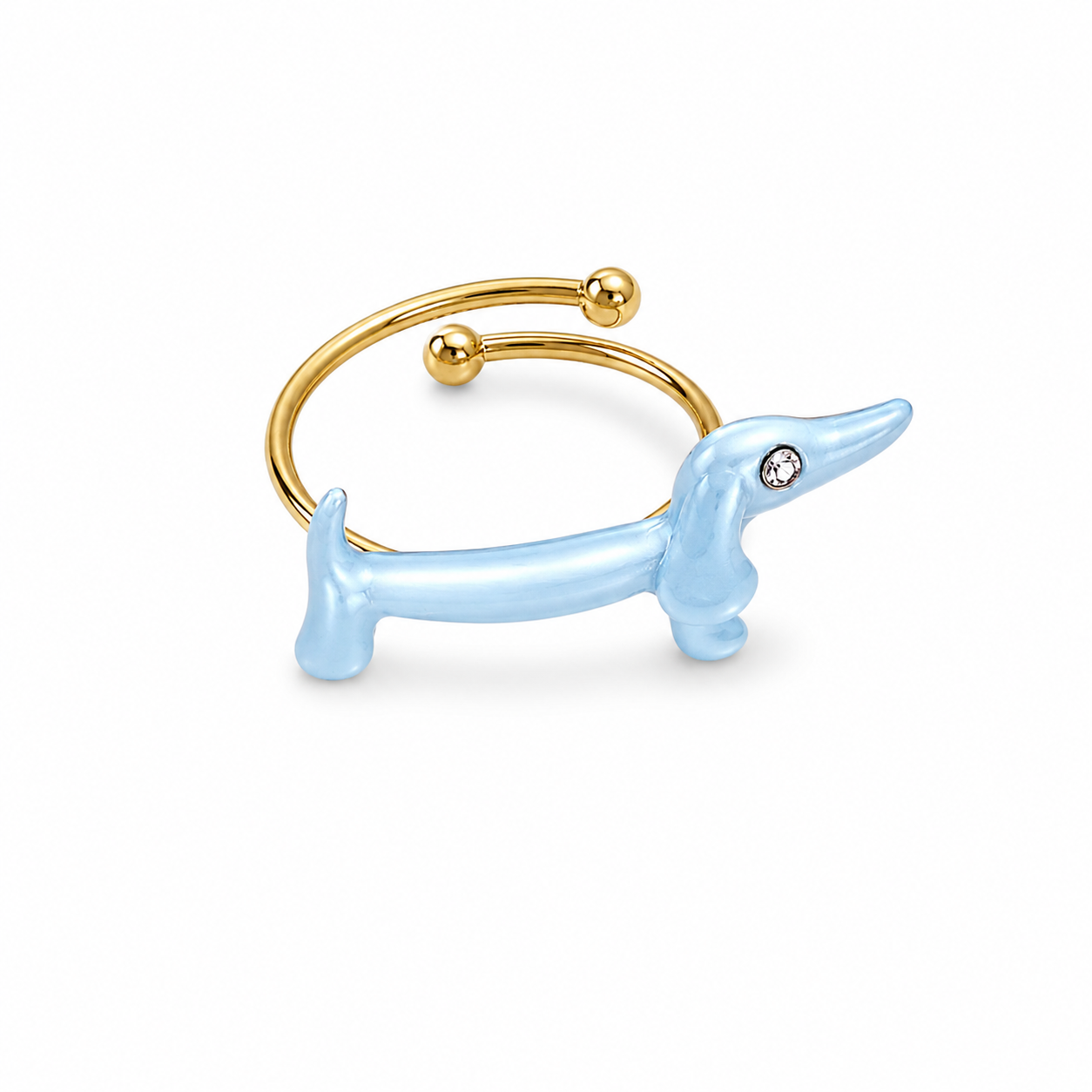 Happy teckel ring