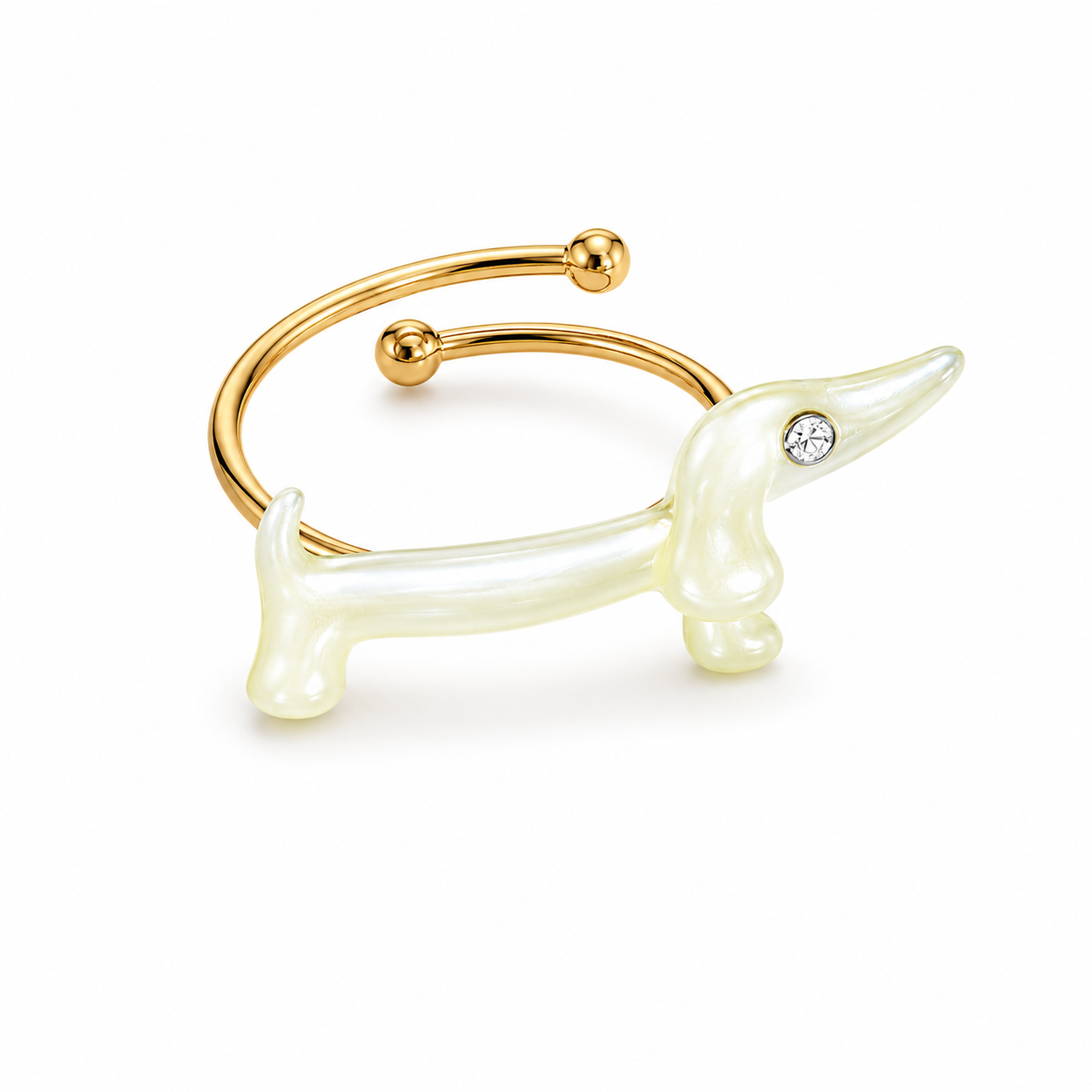 Happy teckel ring