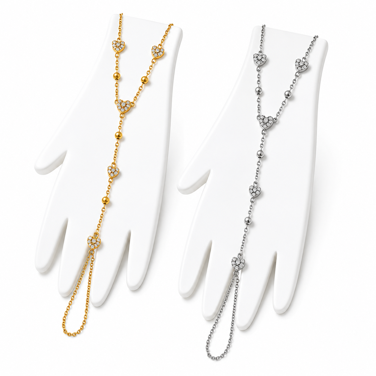 Heart hand chain