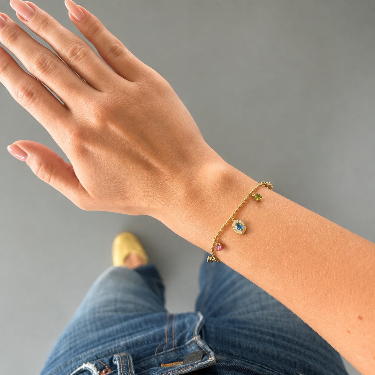 Strassy beads armband