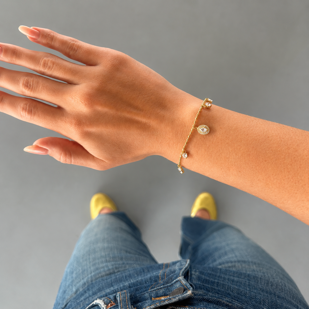 Strassy beads armband