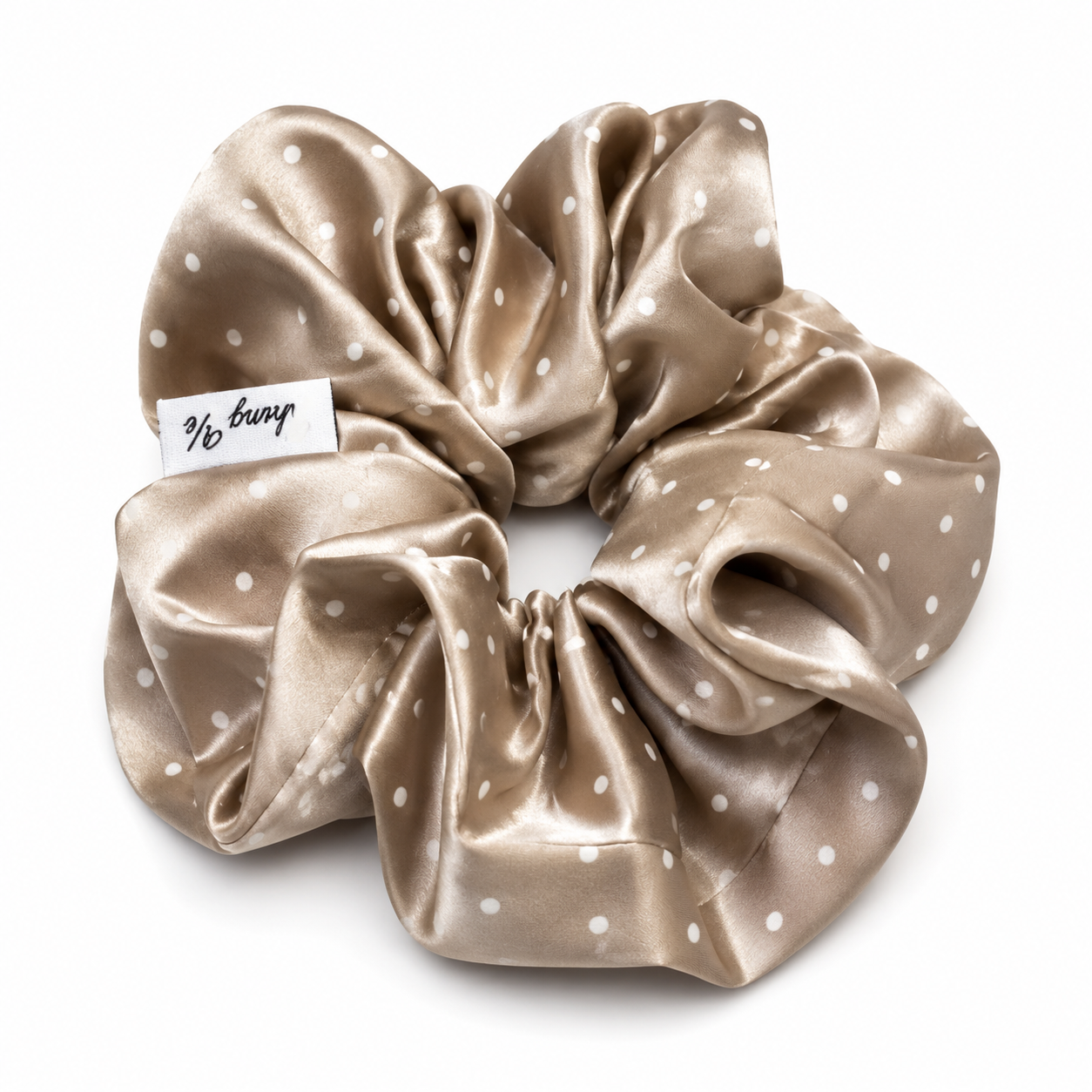 Polka scrunchie