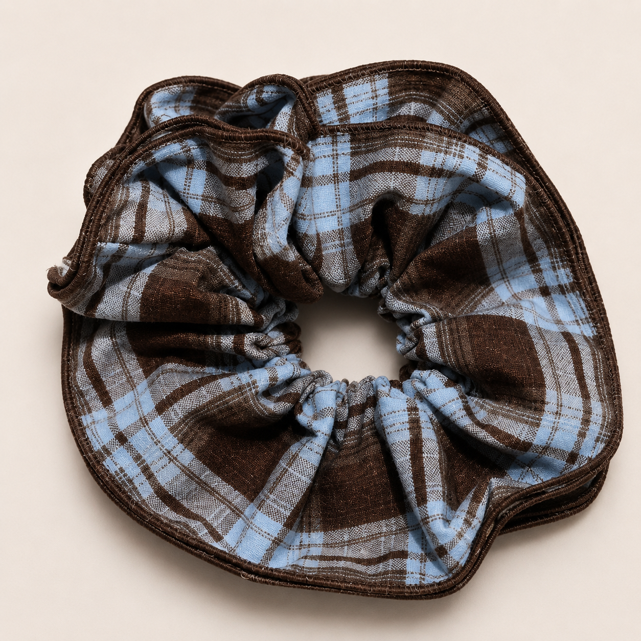 Geruite scrunchie