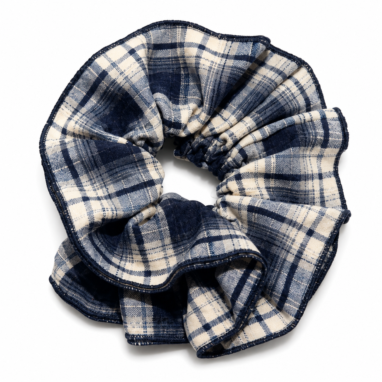 Geruite scrunchie