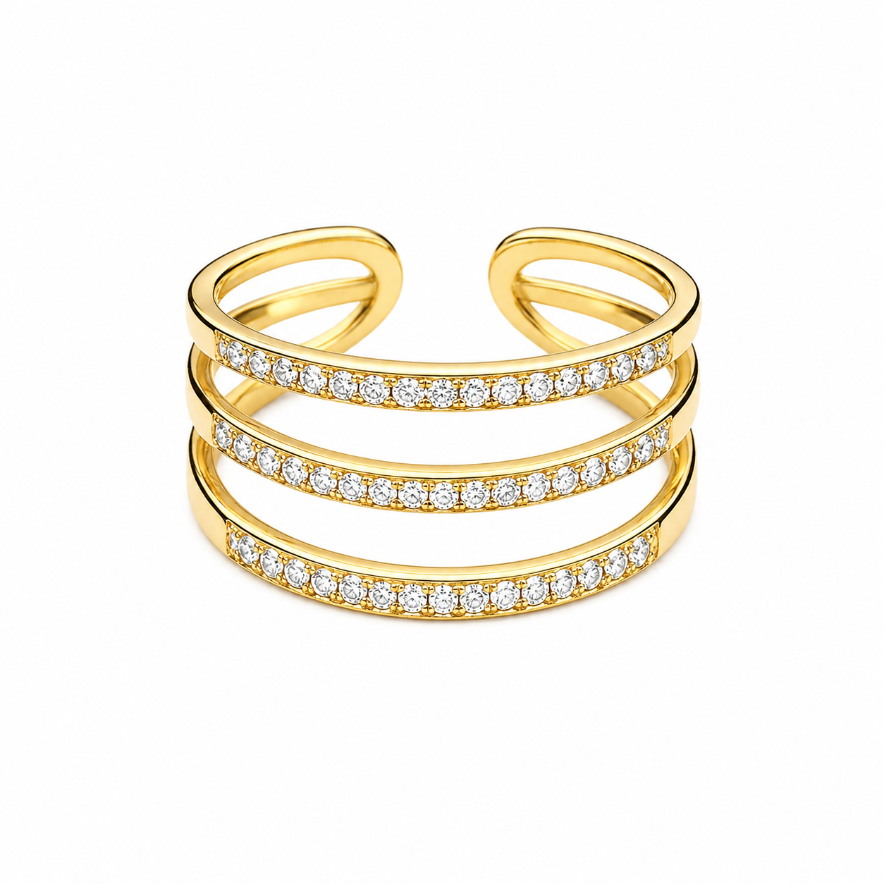 Traps strass ring