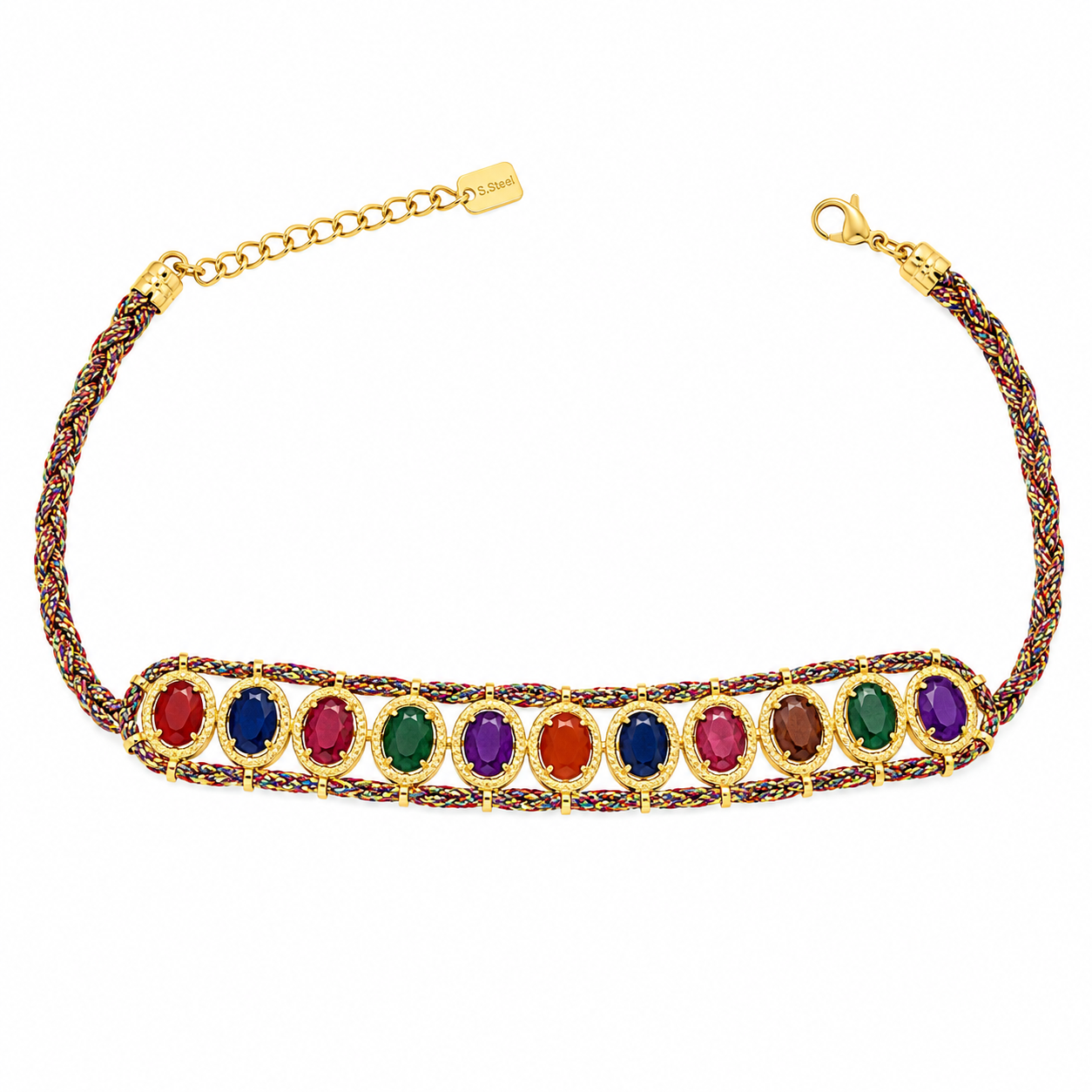 Boho chocker ketting