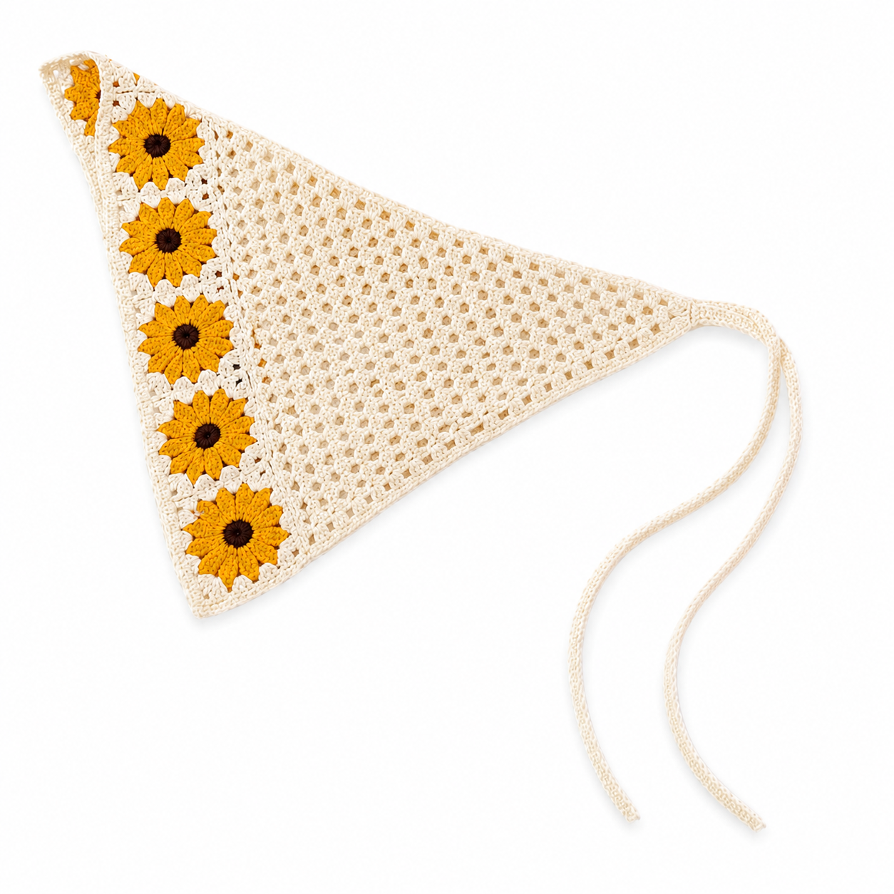 Bandana-Schal Blumen