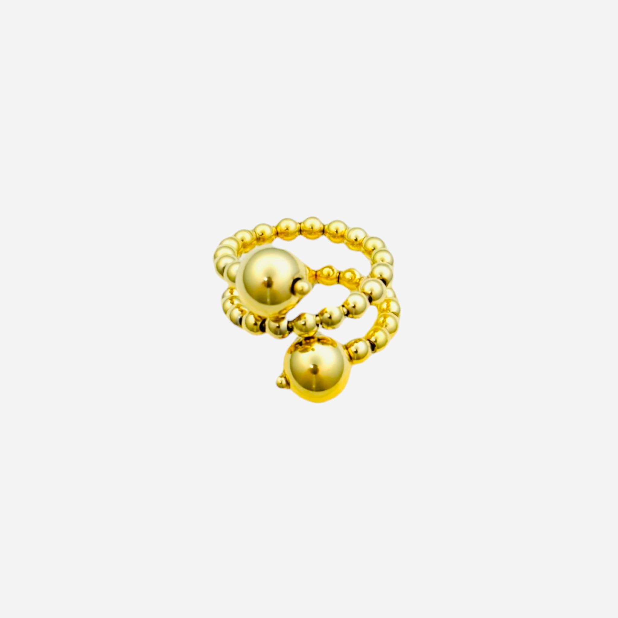 Triple beads ring – RVS ring groothandel | SOFIZARE