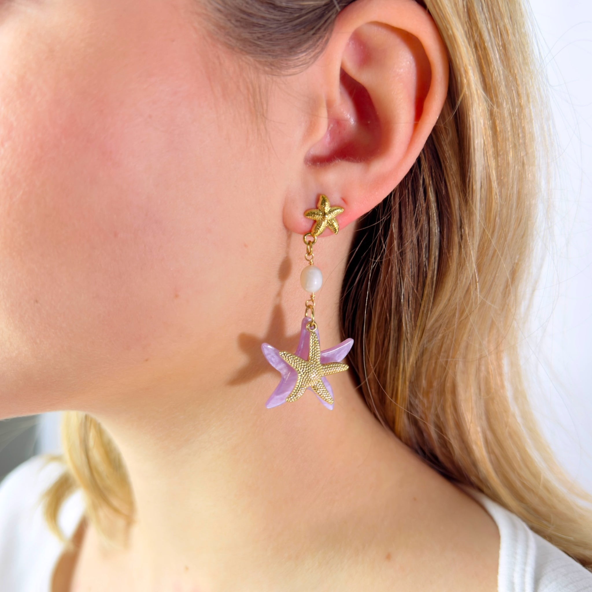 Starfish earrings