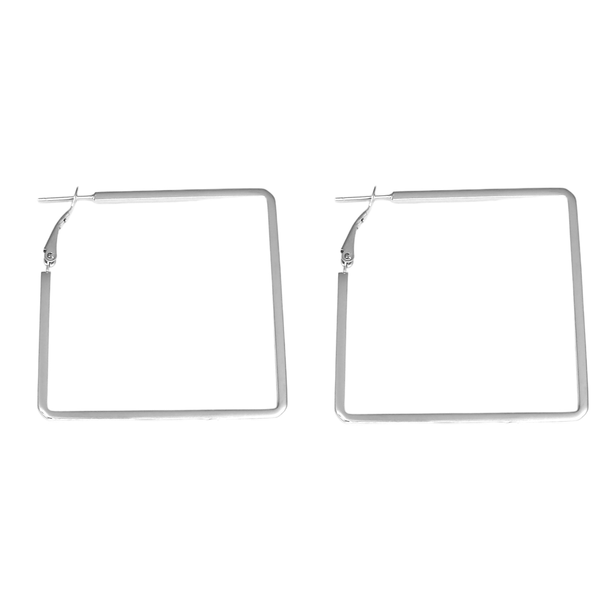 Statement block earrings