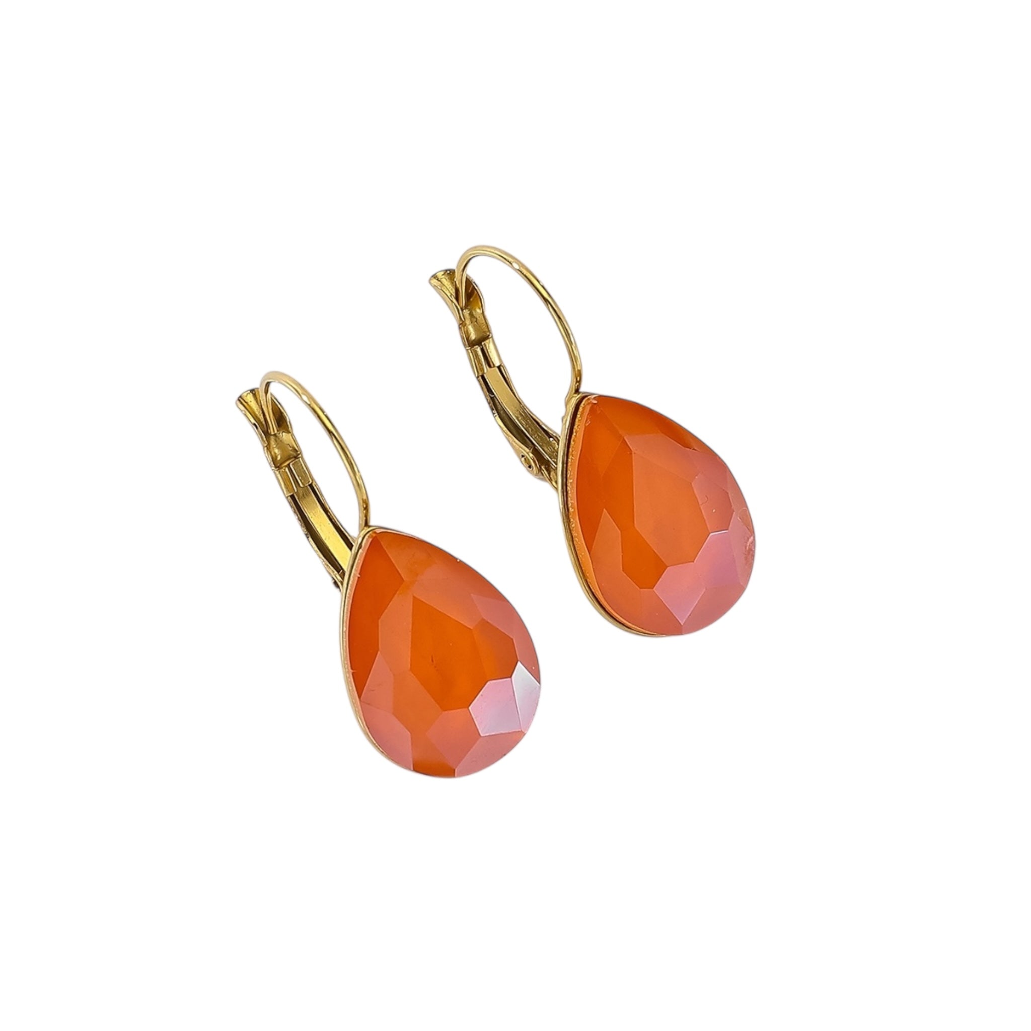 Happy spring stone oorbellen
