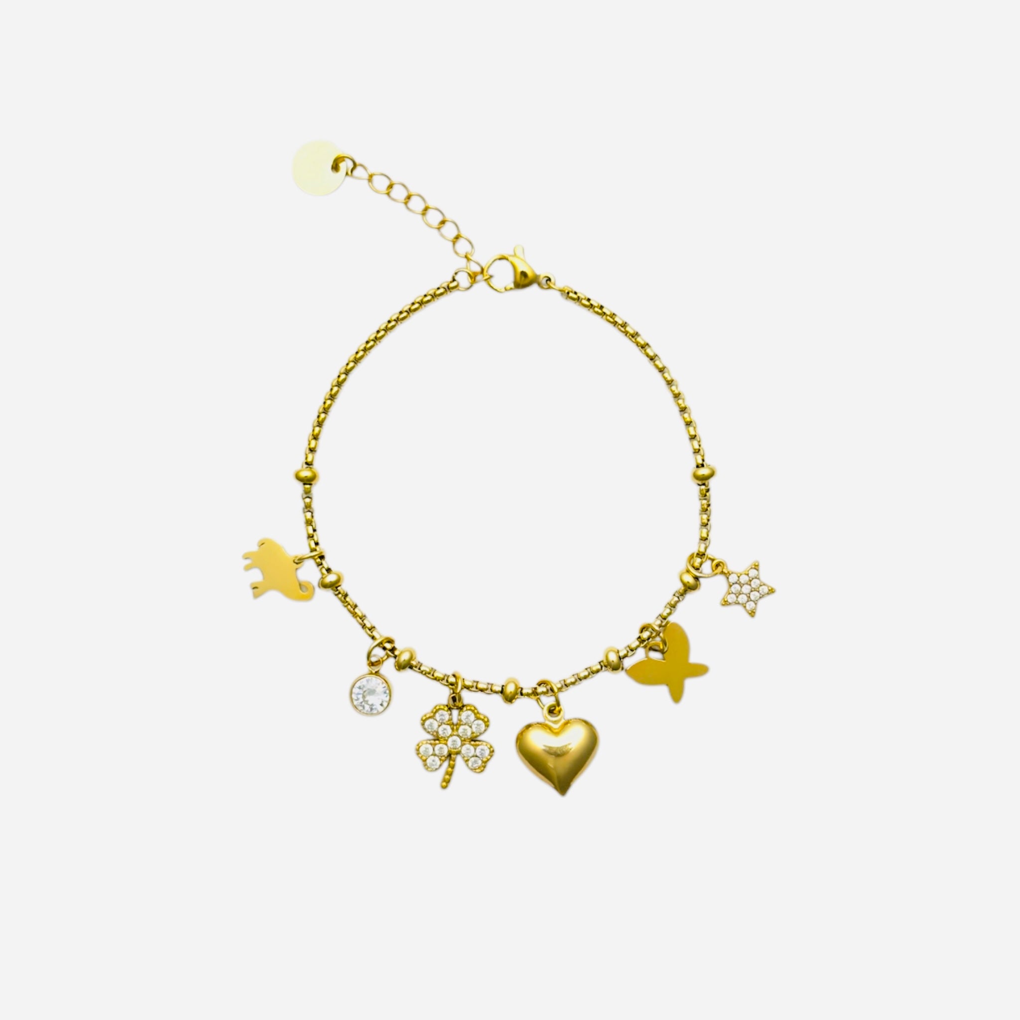 Love charm armband