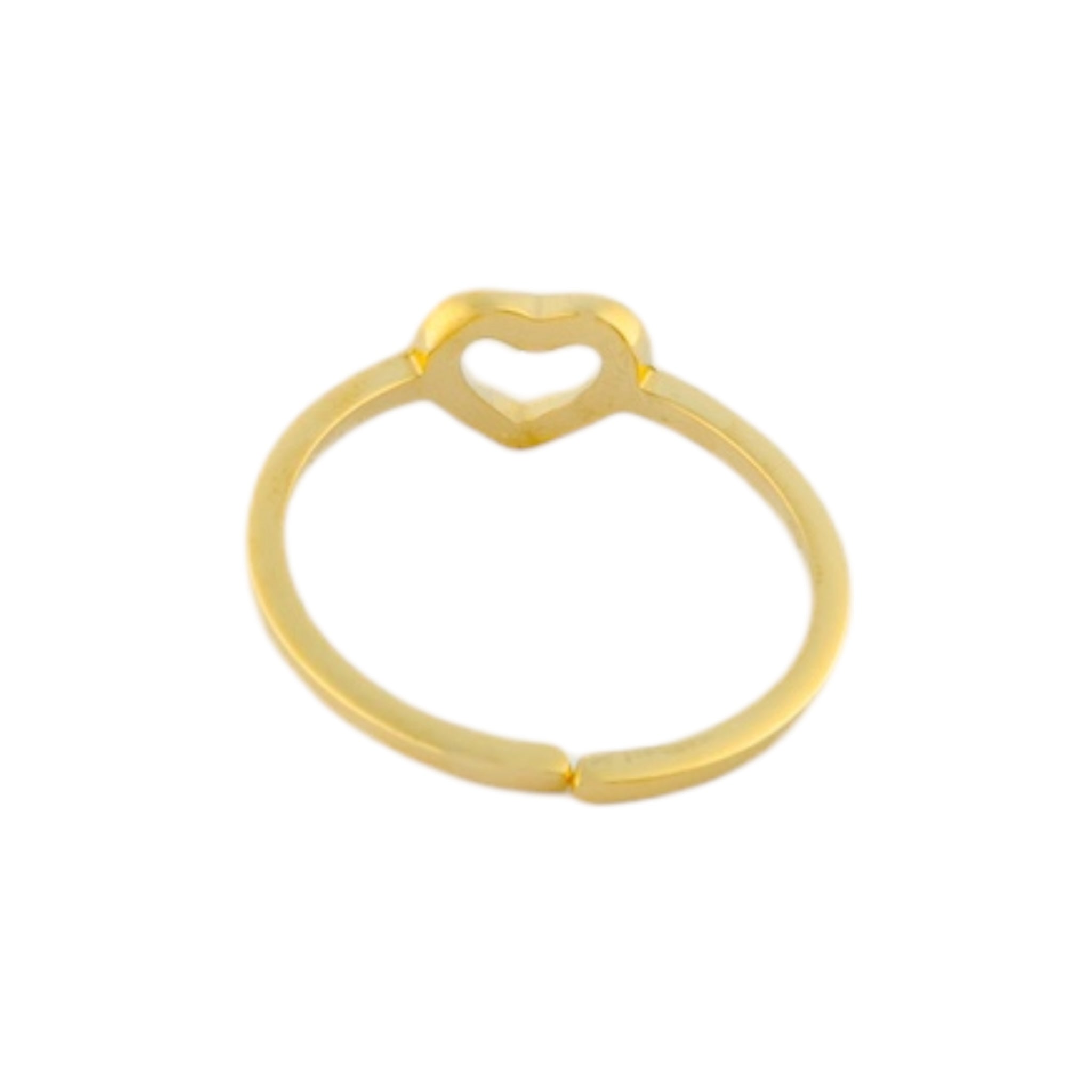 Heart ring with stones