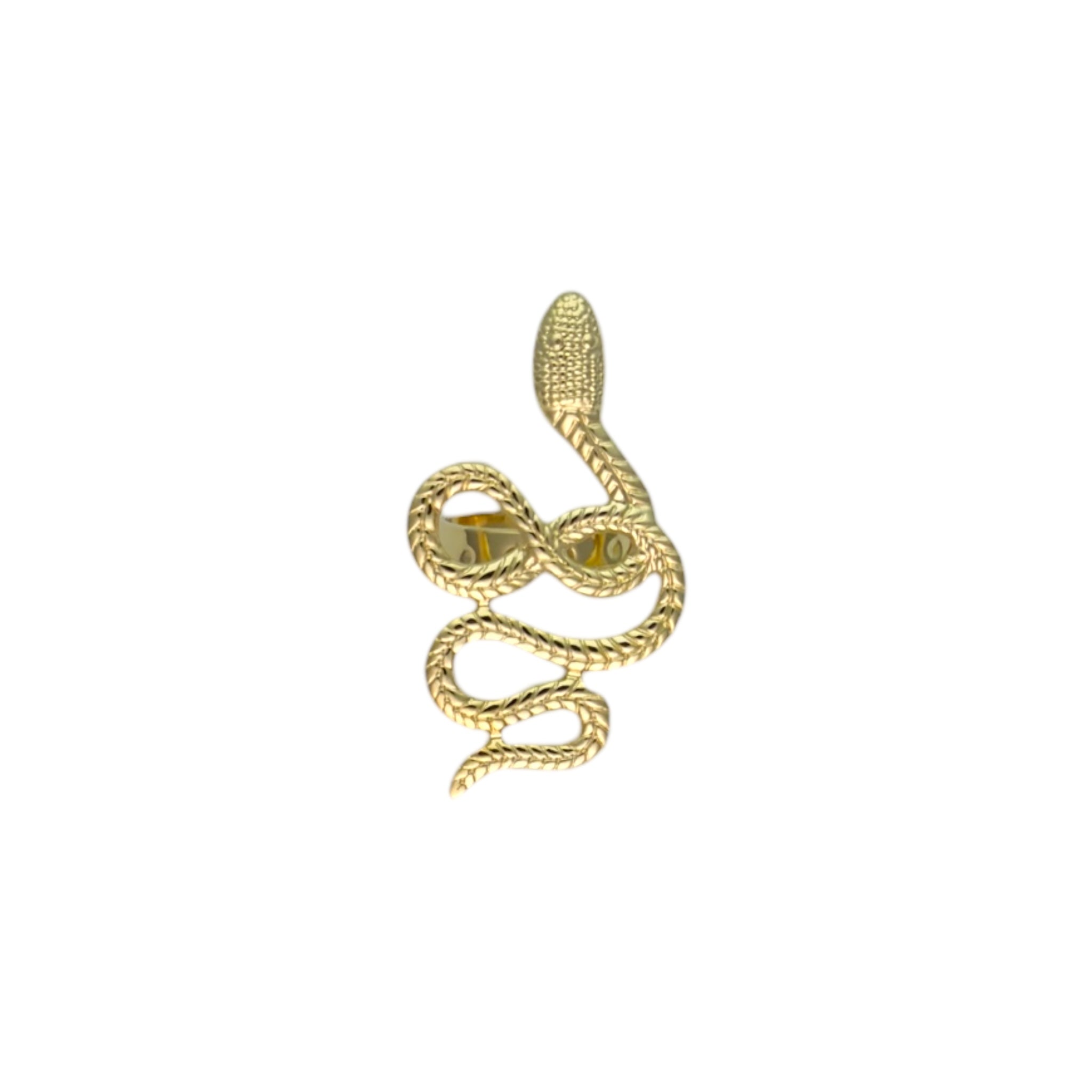 Statement snake ring