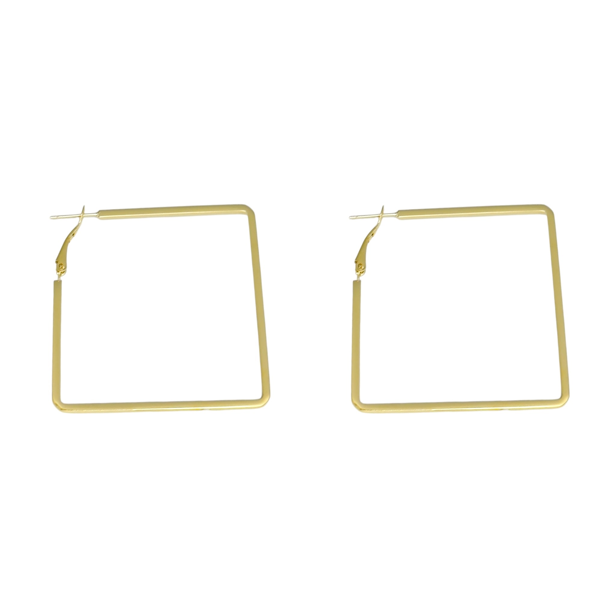 Statement block earrings