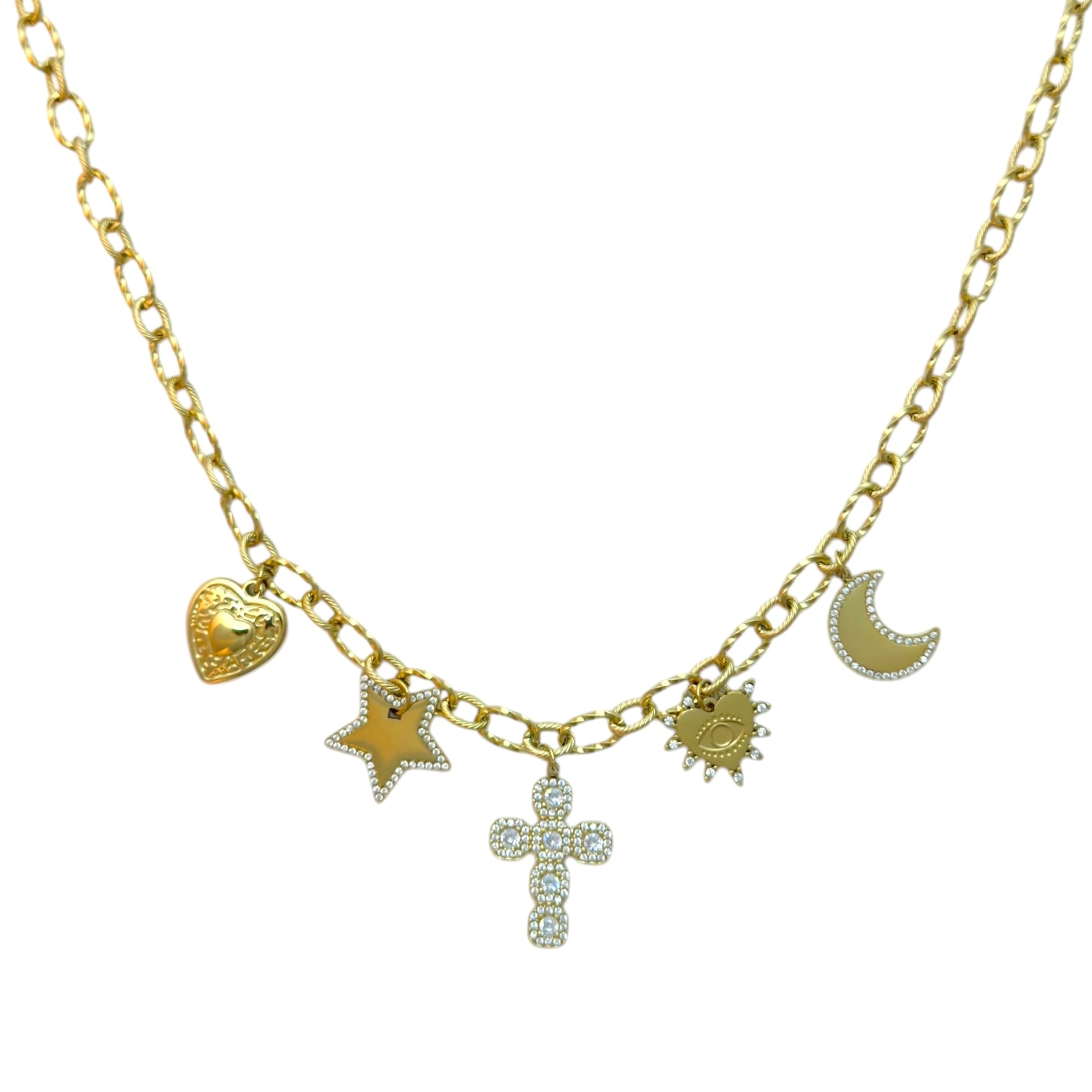 Chunky Cross bedel ketting