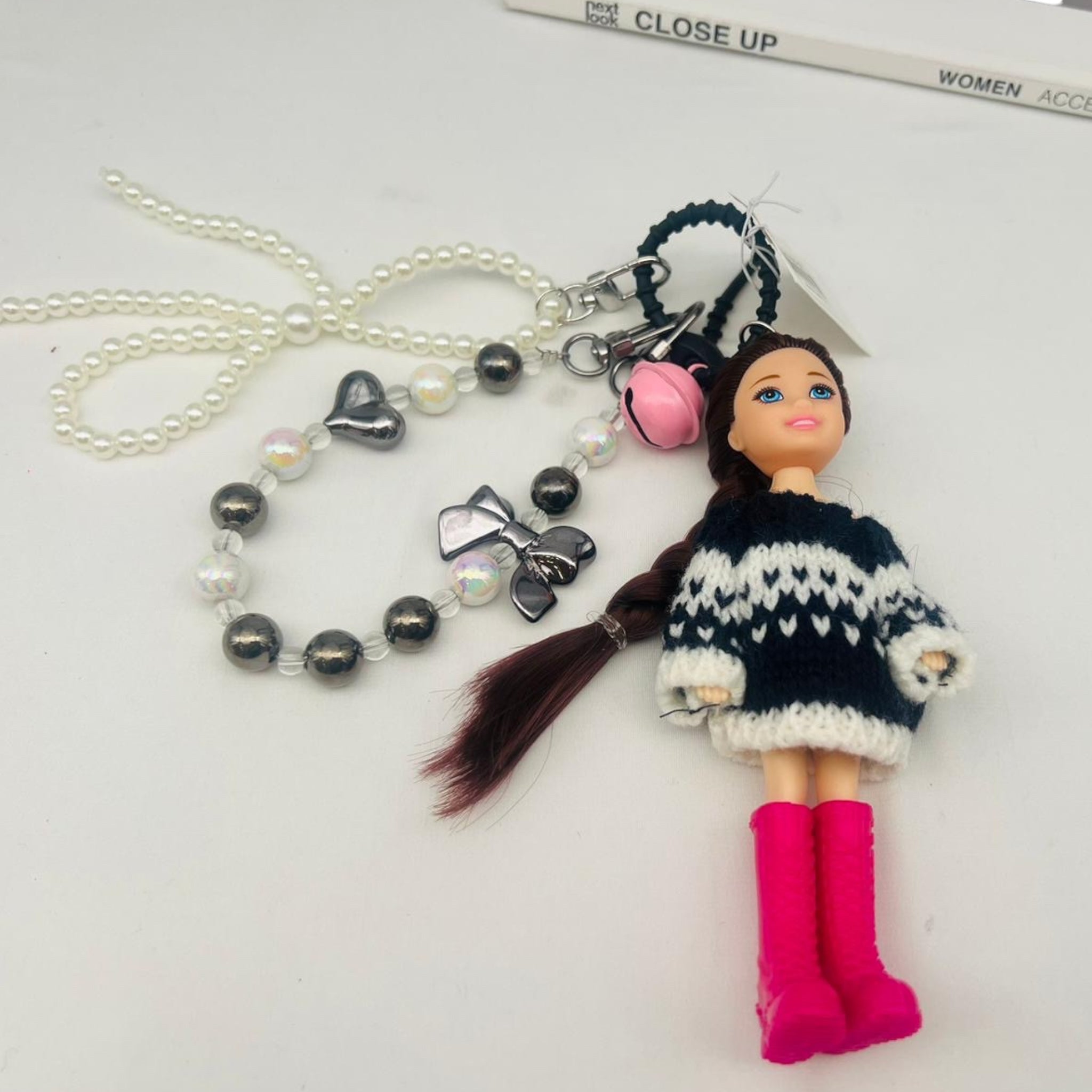 Doll Keychain Strik parel