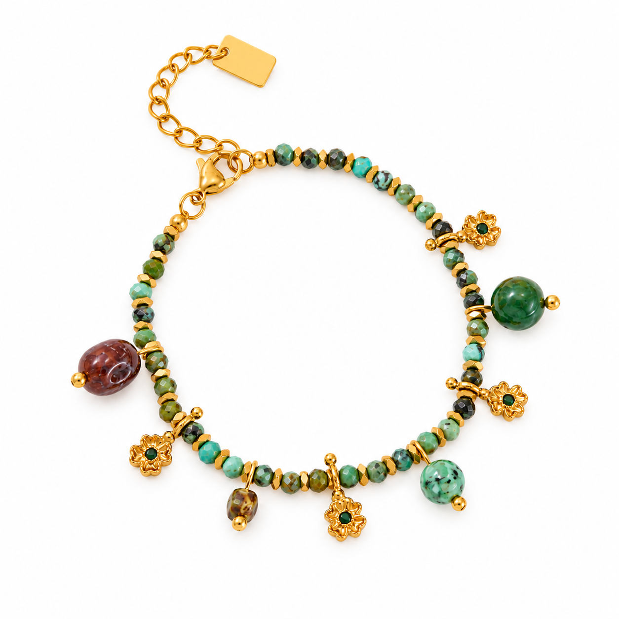 Beads stone armband