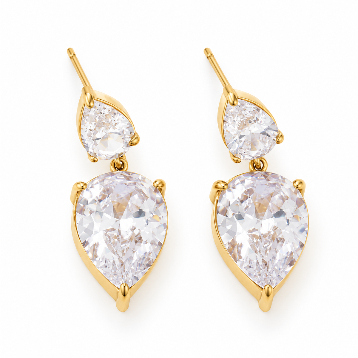 Rhinestone strass oorbellen