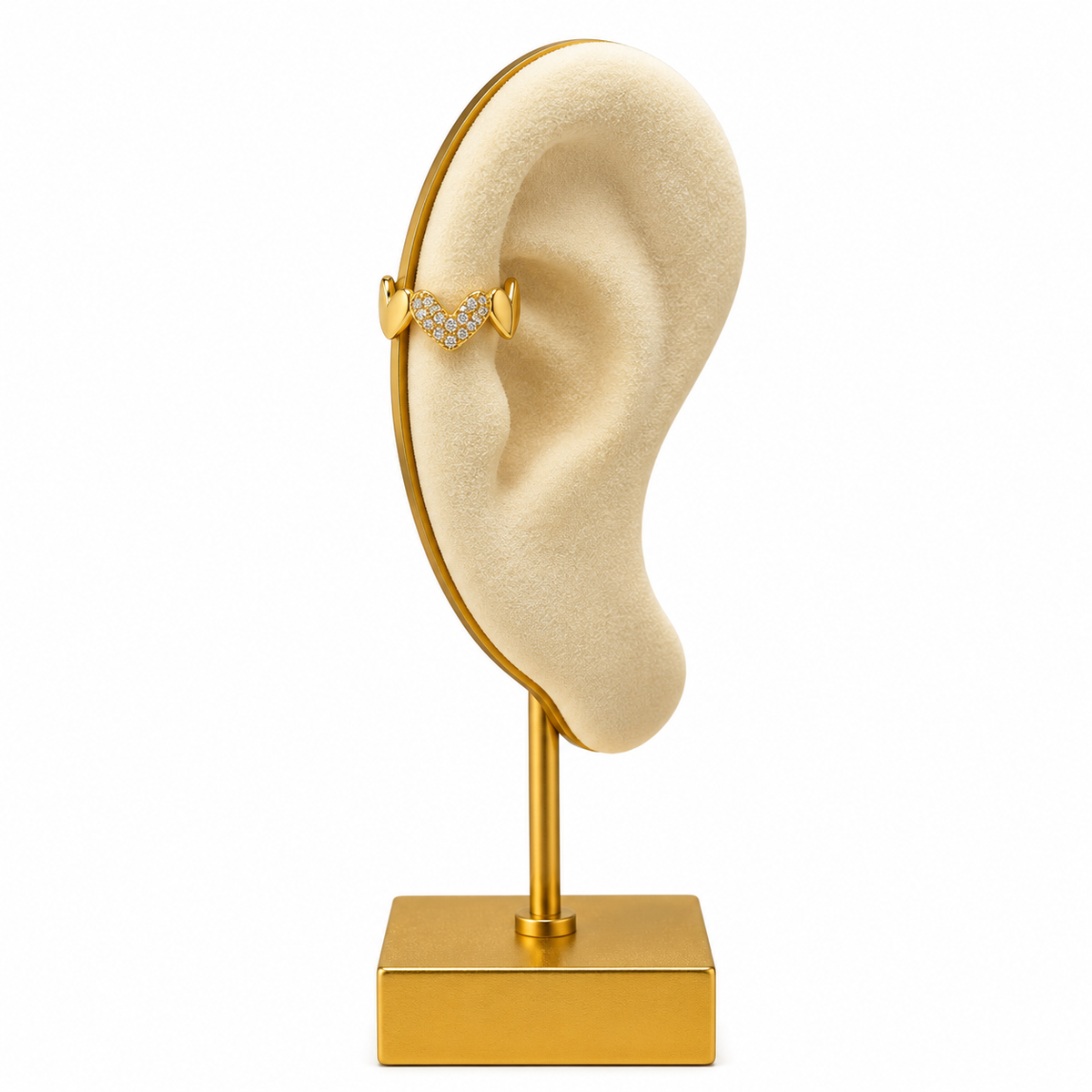 Love strass ear cuff