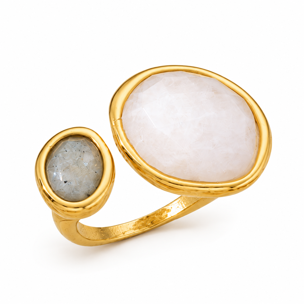 Double edel steen ring