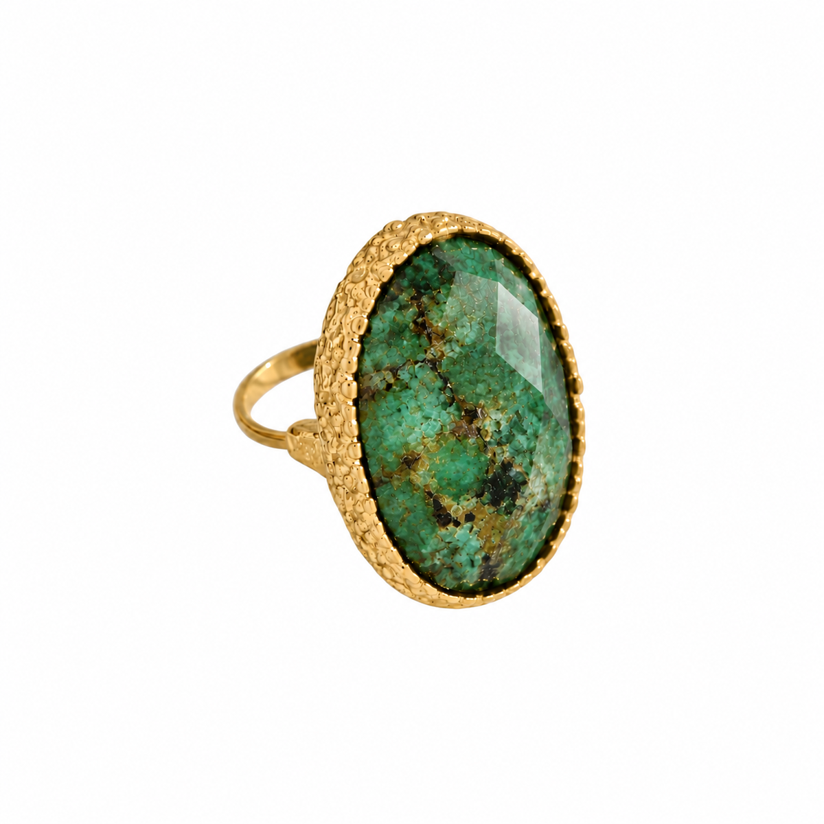 Statement stone ring