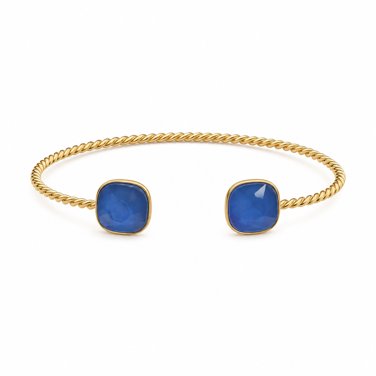 Happy stone bangle armband