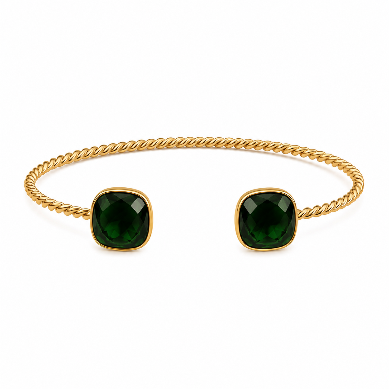 Happy stone bangle armband