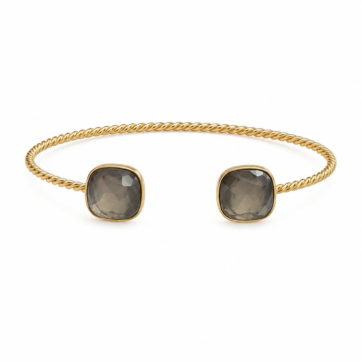 Happy stone bangle armband