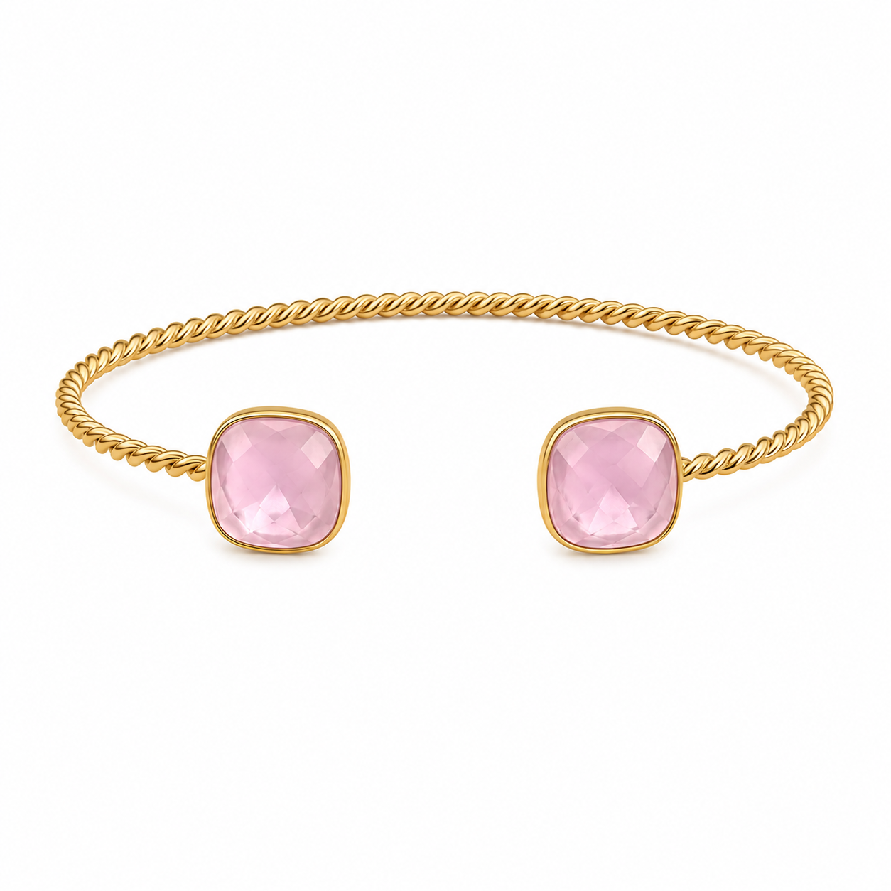 Happy stone bangle armband