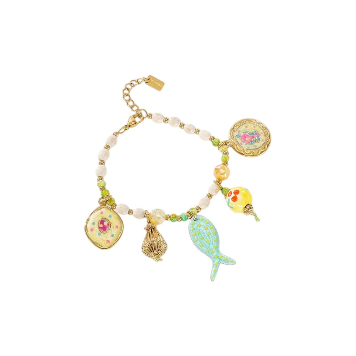 Fish armband groen