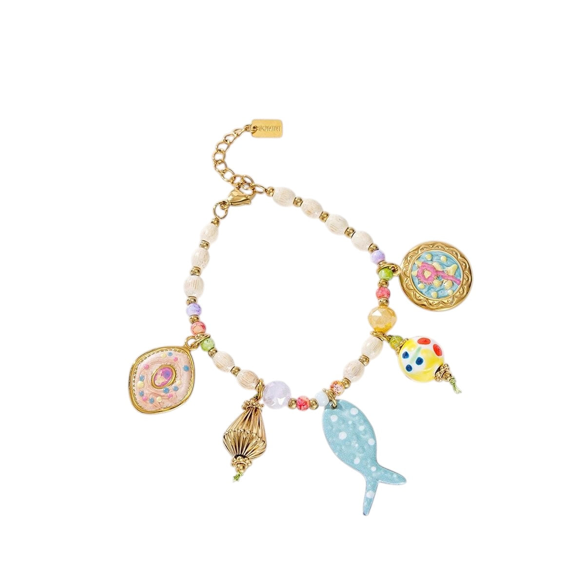 Fish armband blauw