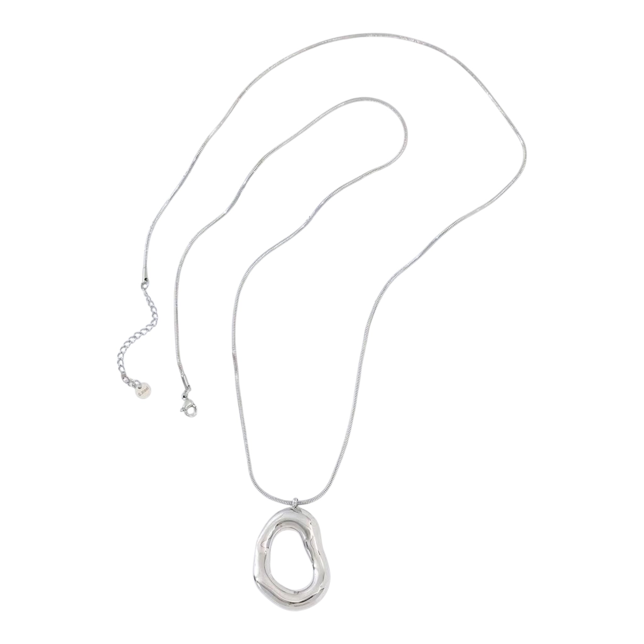 Open oval lange ketting