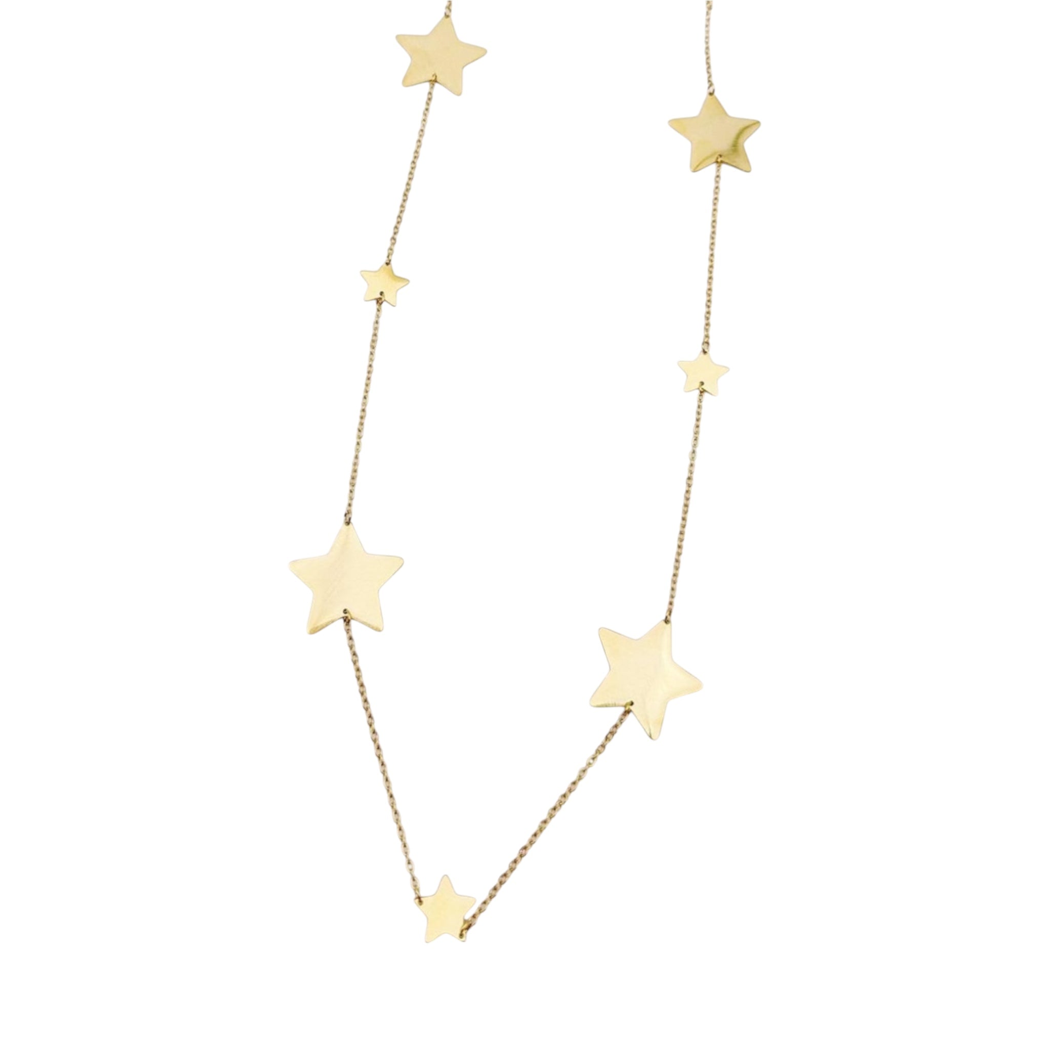 Starlet matte long necklace
