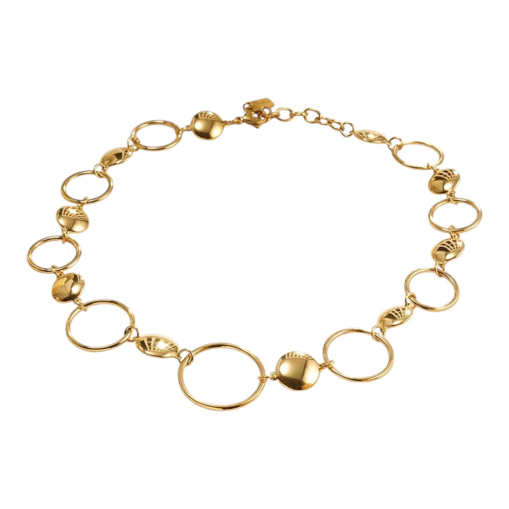 Roundy statement necklace