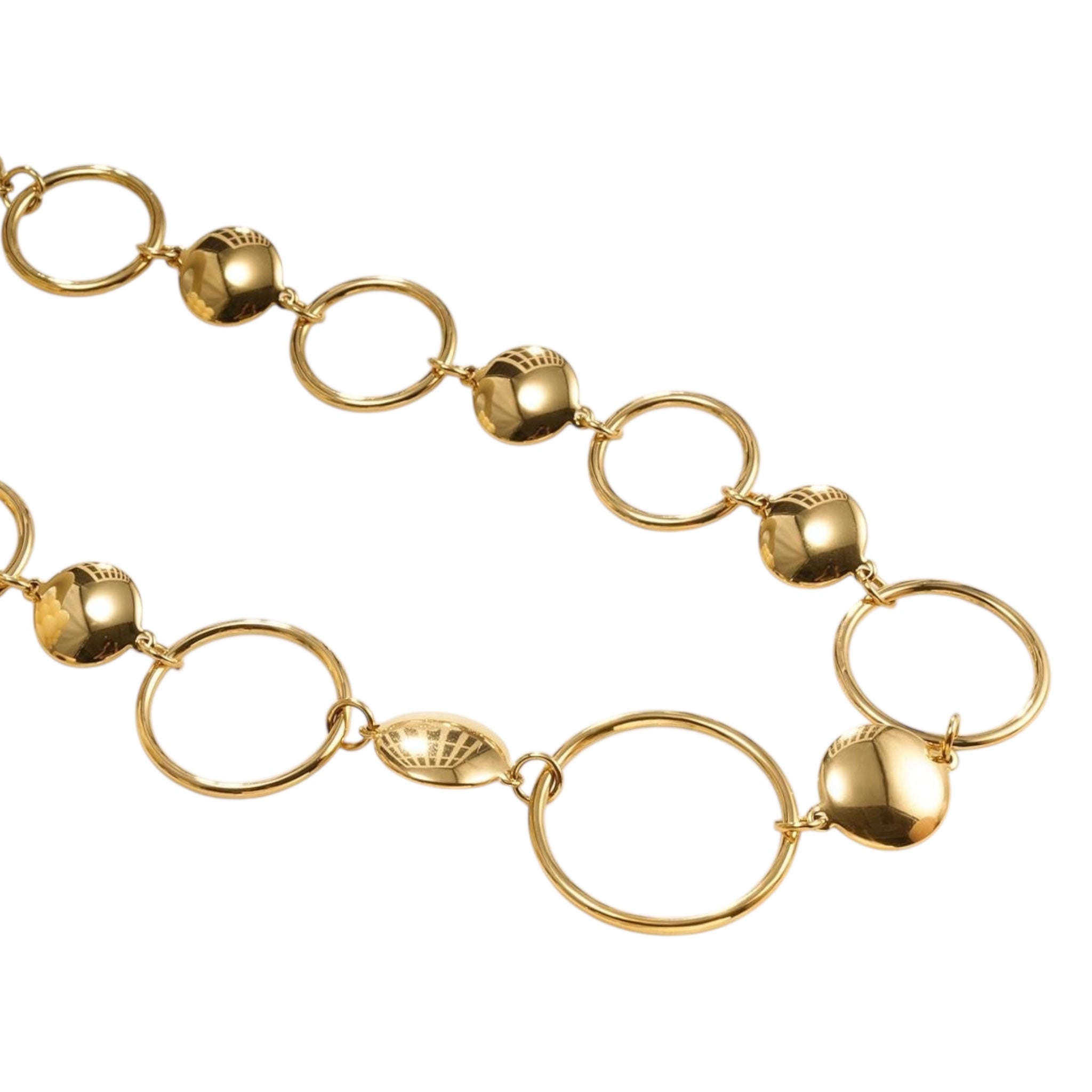 Roundy statement necklace