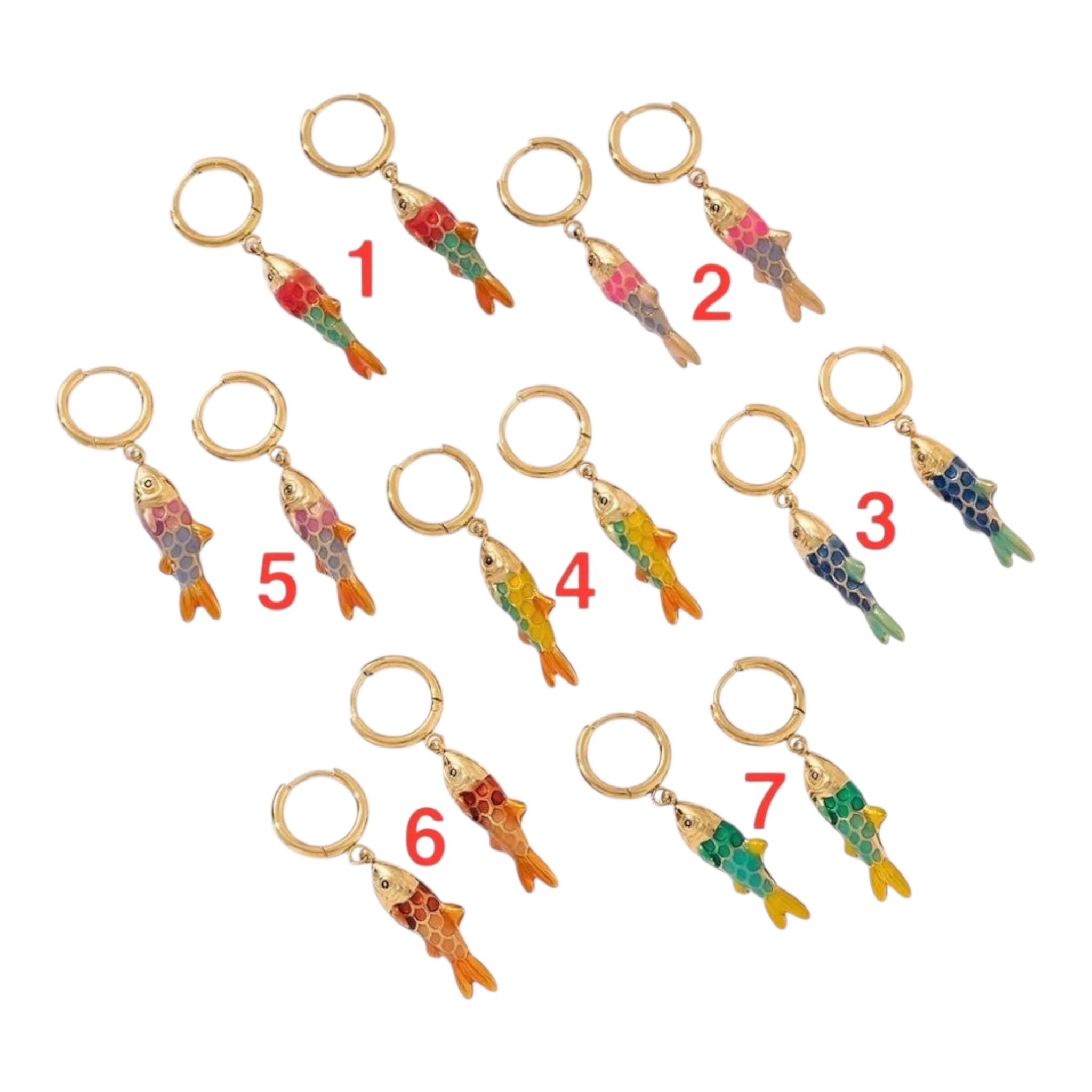 Fishy hangers earrings
