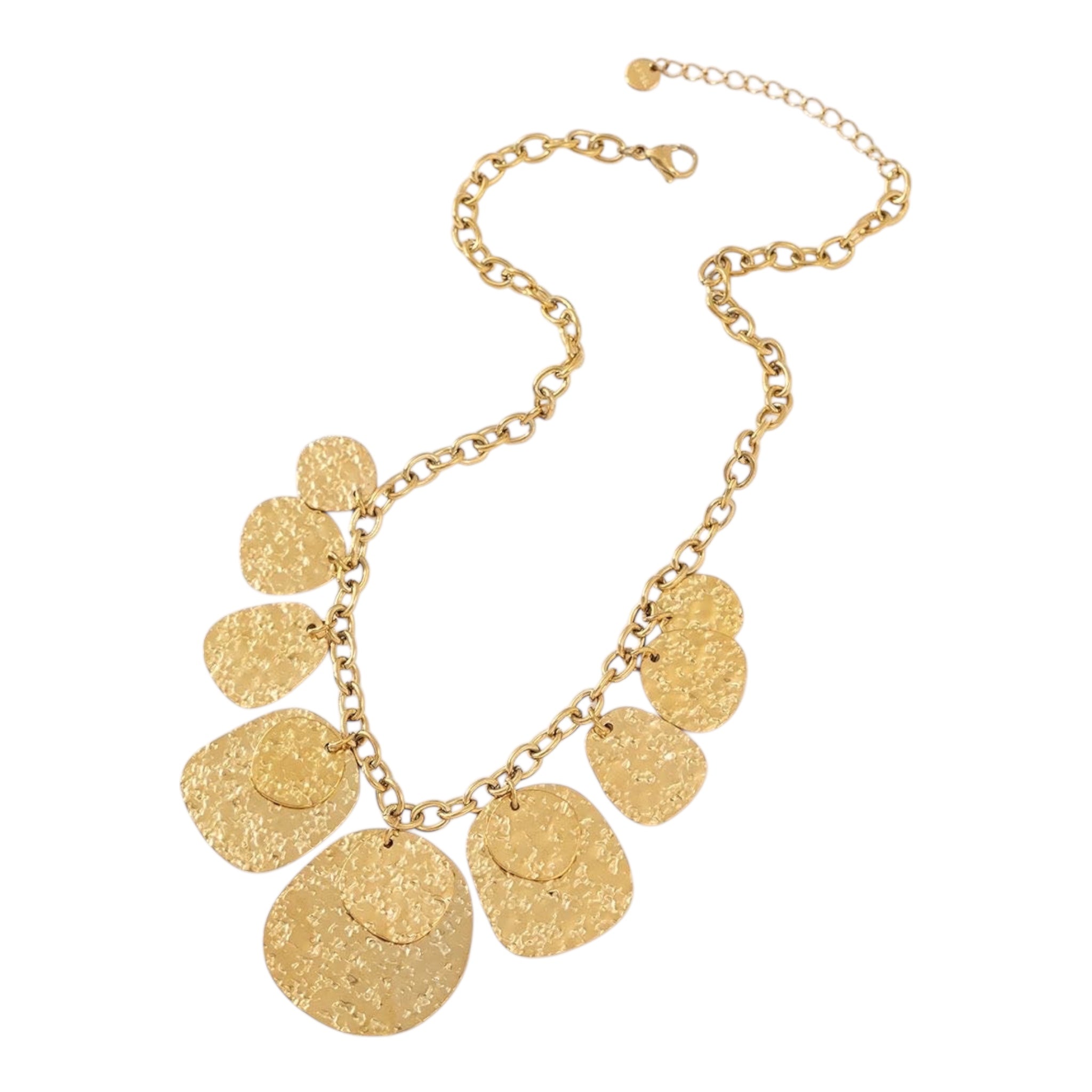 Guitar pick charm necklace