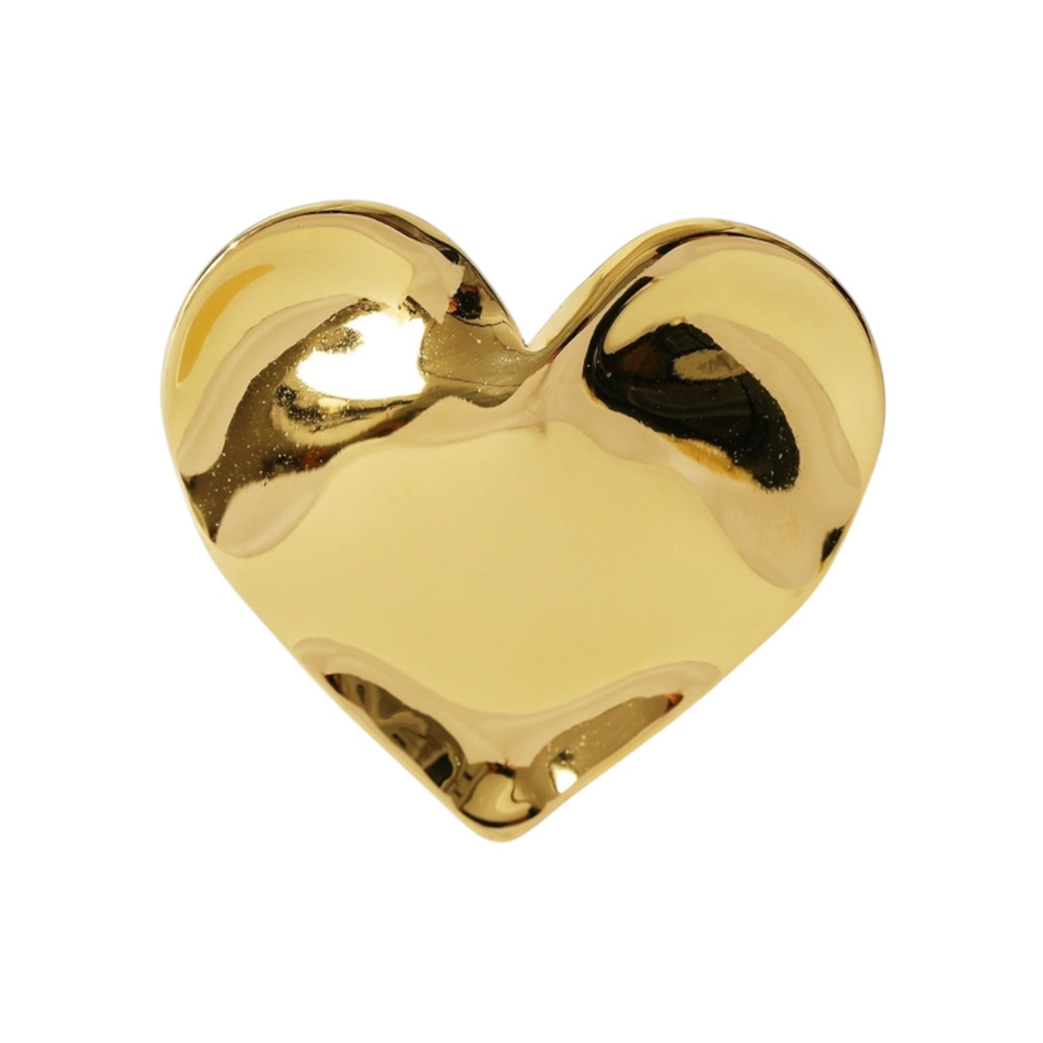 Statement heart ring